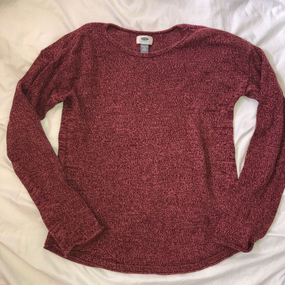 Burgundy Long Sleeve Shirt